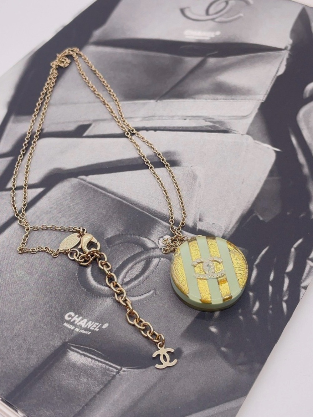 Authentic CHANEL Border Coco Necklace 13C 🌟 - Picture 3 of 15